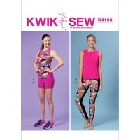 Patron KWIK SEW K4163OS Justaucorps et legging femme - Kwik Sew - Mondial Tissus