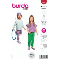 Patron burda n° 9223 t-shirt 3-10 ans - Burda - Mondial Tissus