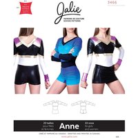 Patron Jalie 3466 maillot cheerleading Anne pour enfant et adulte - Jalie - Mondial Tissus
