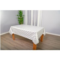 Toile cirée Matex first palmier argent - Mondial Tissus