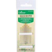 Aiguille modiste oeil d'or n° 3-5-7-9 x16 - Clover - Clover - Mondial Tissus