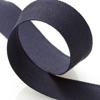 Ruban sergé coton - Marine - MT - Mondial Tissus