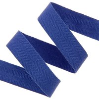 Ruban sergé chevron 20 mm bleu roy - MT - Mondial Tissus