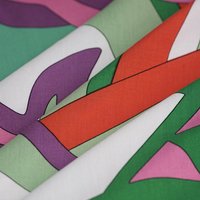 Tissu popeline viscose grand motif 70 multicolore - MT - Mondial Tissus