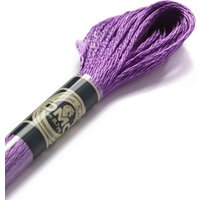 Fil mouliné satin violet - DMC - Mondial Tissus
