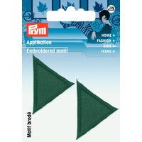 Écussons thermocollant 2 triangles verts - Prym - Mondial Tissus