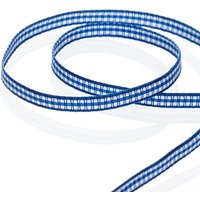 Ruban mini vichy - Bleu foncé - Mondial Tissus