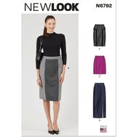 Patron New Look N°6792 - jupes pour jeunes femmes 32-42 - Newlook - Mondial Tissus