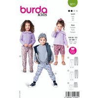 Patron Burda N°9211 - pantalon 24 mois-07 ans - Burda - Mondial Tissus