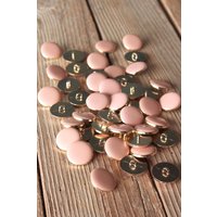 Lot de 2 boutons chic rose perle 20 mm - Eglantine et Zoé - Mondial Tissus