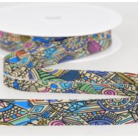 Biais wax 20mm beige toucher doux - Mondial Tissus