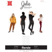 Patron Jalie 4018 pantalon moulant legging stretch adultes et kids - Jalie - Mondial Tissus