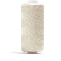 Bobine de fil tous tissus 500 mètres 100 % polyester Blanc - MT - Mondial Tissus