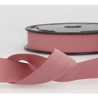 Ruban chevrons coton épais 30mm vieux rose - Mondial Tissus