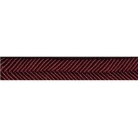 Double cordon chevron bordeaux - Mondial Tissus