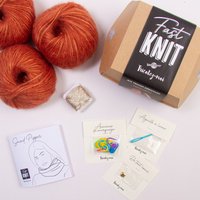 Kit DIY tricot - Fast Knit snood Pipper renard platine sans aiguilles - Tricotez-moi - Mondial Tissus