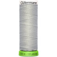 Bobine de fil recyclé rPET 100m universel / points déco fins gris 38 - Gutermann - COL 38 - Gütermann - Mondial Tissus