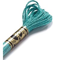 mouliné métallisé échevette Vert - COL 3849 - DMC - Mondial Tissus