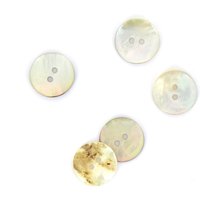 Boutons nacrés naturel 15 mm - MT - Mondial Tissus