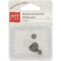 Boucles a riveter 10mm nickel mat x1 - MT - Mondial Tissus