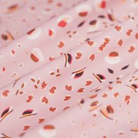 Tissu satin polyester pétales rose - MT - Mondial Tissus