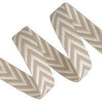 Sangle flèche lurex beige 20 mm - MT - Mondial Tissus