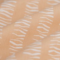 Tissu cretonne rayures abstraites nude - MT - Mondial Tissus