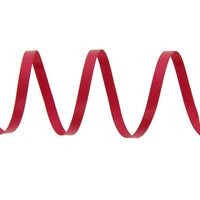 Ruban satin double face 6 mm rouge bordeaux - MT - Mondial Tissus