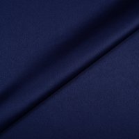 Tissu polyester satiné uni bleu marine - Mondial Tissus