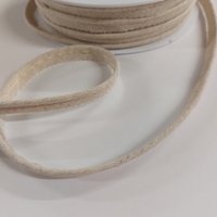 Passepoil lin coton beige chine 10 MM - Mondial Tissus