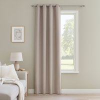 Rideau thermique Poppy taupe - MT - Mondial Tissus