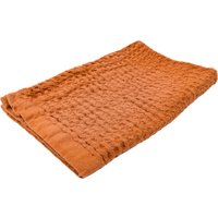 Serviette invité nid d'abeille marron 30x50cm - MT - Mondial Tissus