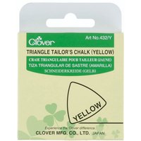 Craie triangulaire jaune - Clover - Clover - Mondial Tissus