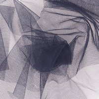 Tissu tulle uni bleu marine - Mondial Tissus