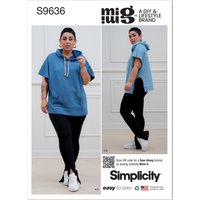 Patron Simplicity S9636.P5 - Sweat Legging 40 - 48 - Simplicity - Mondial Tissus