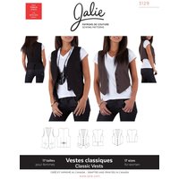 Patron Jalie 3129 veston tailleur sans manche femme - Jalie - Mondial Tissus