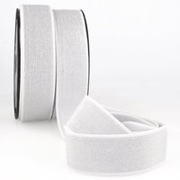 Élastique métal 40mm blanc - Mondial Tissus