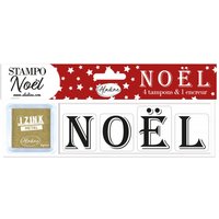 Tampon lettres Noël - Aladine - Mondial Tissus