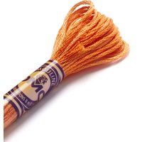 Fil mouliné à broder jaune - COL 4124 - DMC - Mondial Tissus