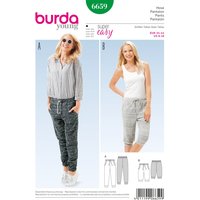 Patron burda 6659 pantalon - Burda - Mondial Tissus
