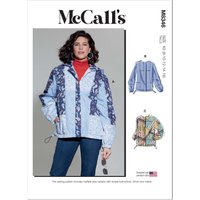 Patron McCall's 8346K5 - Veste chic bouffante du 36 au 42 FR - McCall's - Mondial Tissus