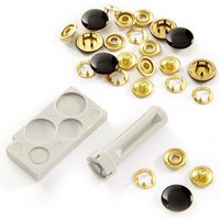 Bouton pression sans couture tissus legers avec jeu de pose - Bohin - Mondial Tissus