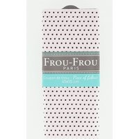 Coupon tissu 100% coton pois 45x55cm violet - Frou Frou - Mondial Tissus