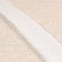 Biais bouclette blanc - Mondial Tissus