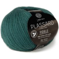 Pelote de fil à tricoter Fidèle vert bouteille 140 m - Plassard - Plassard - Mondial Tissus