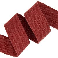 Sangle coton bordeaux trame lurex or 30 mm - MT - Mondial Tissus