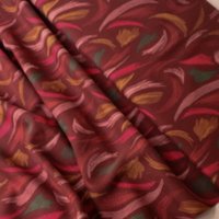 Tissu viscose Frisson brique- Lise Tailor - Lise Tailor - Mondial Tissus