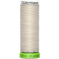 Bobine de fil recyclé rPET 100m universel / points déco fins beige clair 299 - Gutermann - COL 299 - Gütermann - Mondial Tissus