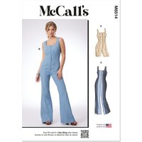 Patron Mc Call's M8514BB Robe ou combinaison Femme du 48 au 56 - McCall's - Mondial Tissus