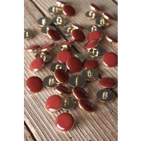 Lot de 5 boutons chic terracotta 15 mm - Eglantine et Zoé - Mondial Tissus